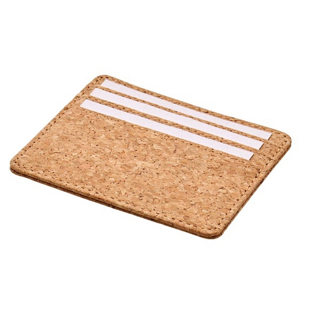 Beige - Side - MidOcean Cork RFID Card Holder