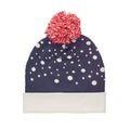 Blue - Back - MidOcean Shimas Christmas Knitted Beanie