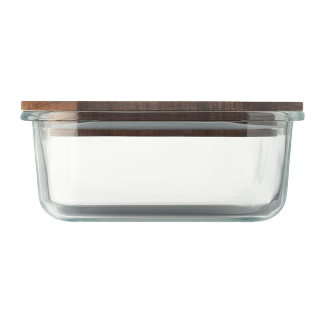 Transparent - Back - MidOcean Vitrio Lunch Glass 800ml Lunch Box