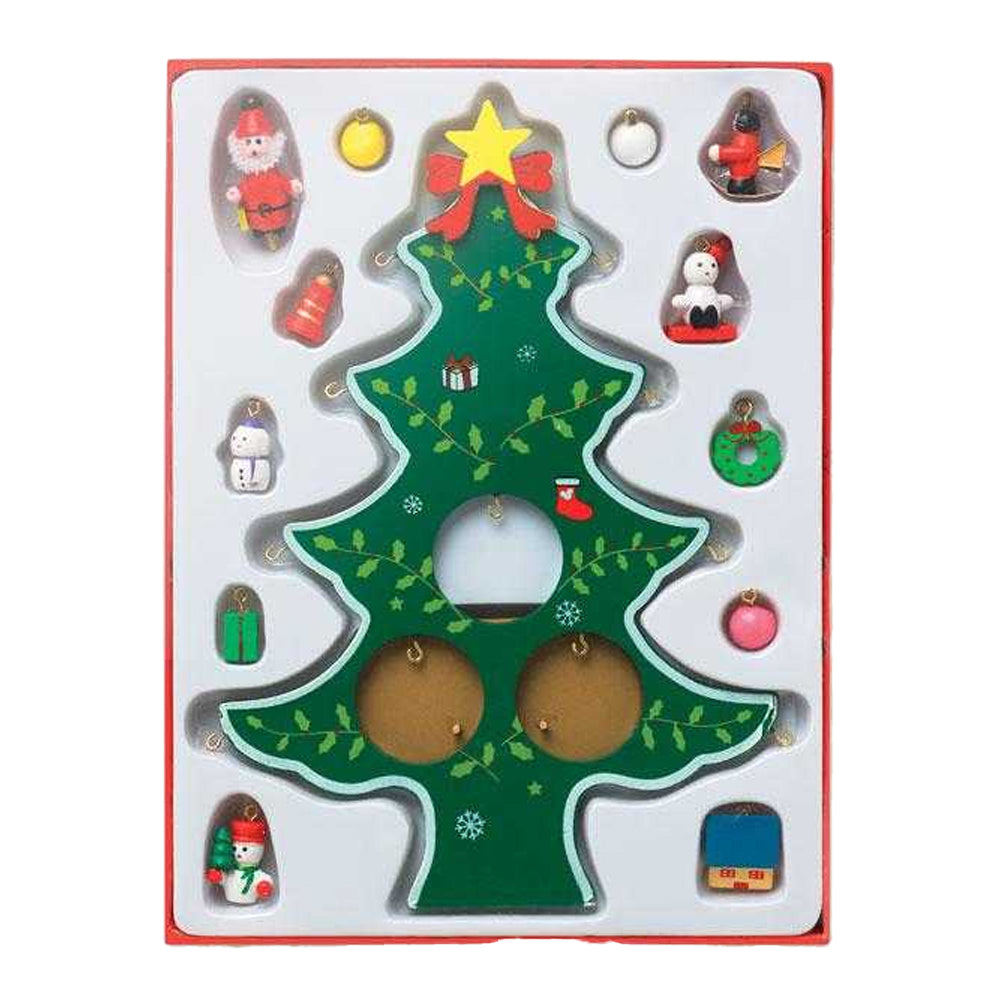 Multicoloured - Side - MidOcean Wooden Christmas Decoration