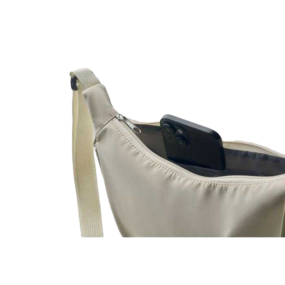 Off White - Side - MidOcean Korovin Cross Oxford Crossbody Bag
