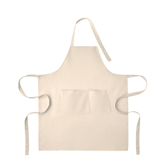 Beige - Front - MidOcean Gamma Organic Cotton Bib Apron
