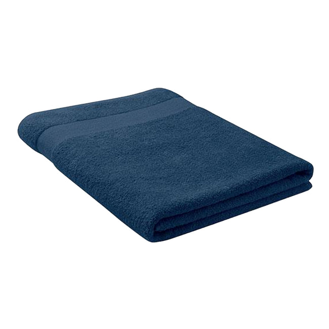 Blue - Front - MidOcean Merry Organic Cotton Towel