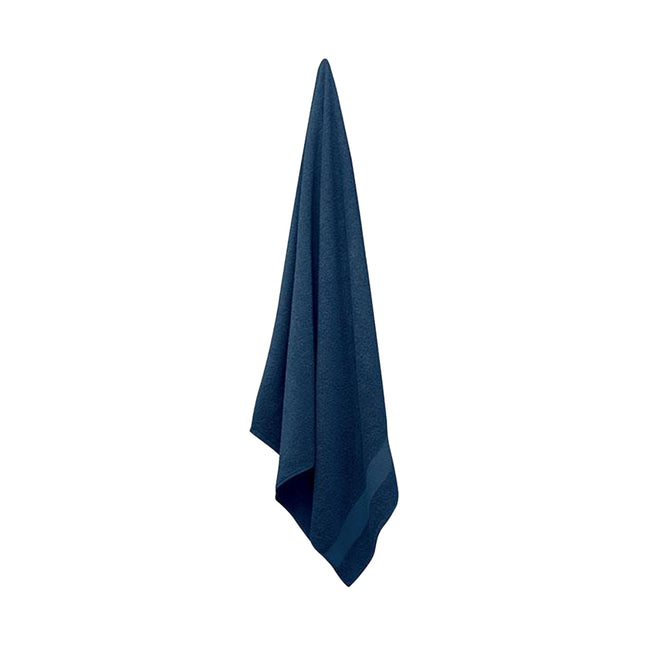 Blue - Side - MidOcean Merry Organic Cotton Towel