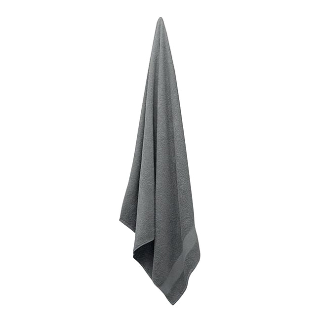 Grey - Side - MidOcean Merry Organic Cotton Towel