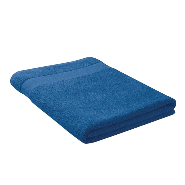 Royal Blue - Front - MidOcean Merry Organic Cotton Towel