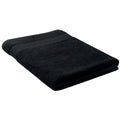 Black - Front - MidOcean Merry Organic Cotton Towel