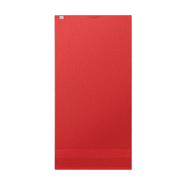 Red - Back - MidOcean Terry Organic Cotton Towel
