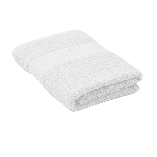 White - Front - MidOcean Terry Organic Cotton Towel