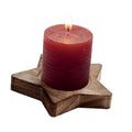 Red - Back - MidOcean Lotus Star Candle & Holder