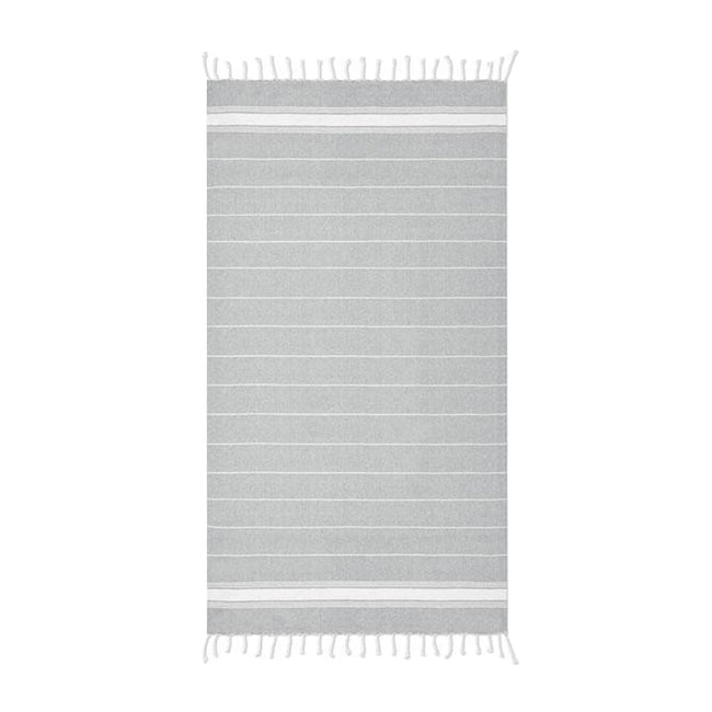 Grey - Front - MidOcean Malibu Beach Towel
