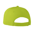 Lime - Back - MidOcean Basie 6 Panel Baseball Cap