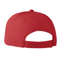 Red - Back - MidOcean Basie 6 Panel Baseball Cap