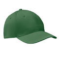 Dark Green - Front - MidOcean Basie 6 Panel Baseball Cap