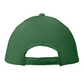 Dark Green - Back - MidOcean Basie 6 Panel Baseball Cap