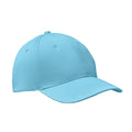Baby Blue - Front - MidOcean Basie 6 Panel Baseball Cap
