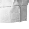 White - Back - MidOcean Plain Cotton Chef Hat