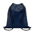 Blue - Front - MidOcean Night Large RPET Drawstring Bag