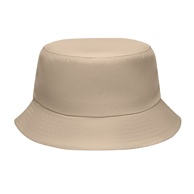 Khaki Brown - Front - MidOcean Emmer Polyester Bucket Hat