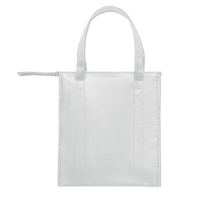 White - Back - MidOcean Wooler 25L Non-Woven Cooler Bag