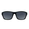 Black - Side - MidOcean Yuma UV Mirrored Sport Sunglasses