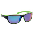 Lime - Front - MidOcean Yuma UV Mirrored Sport Sunglasses