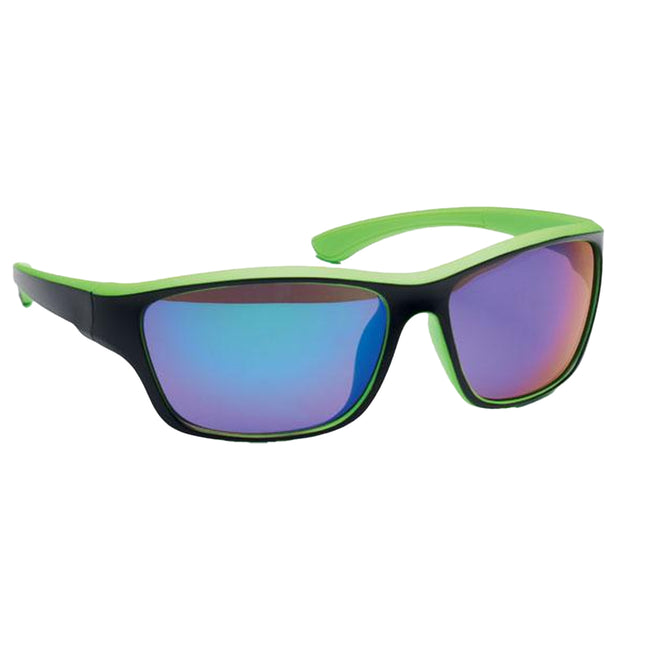 Lime - Front - MidOcean Yuma UV Mirrored Sport Sunglasses