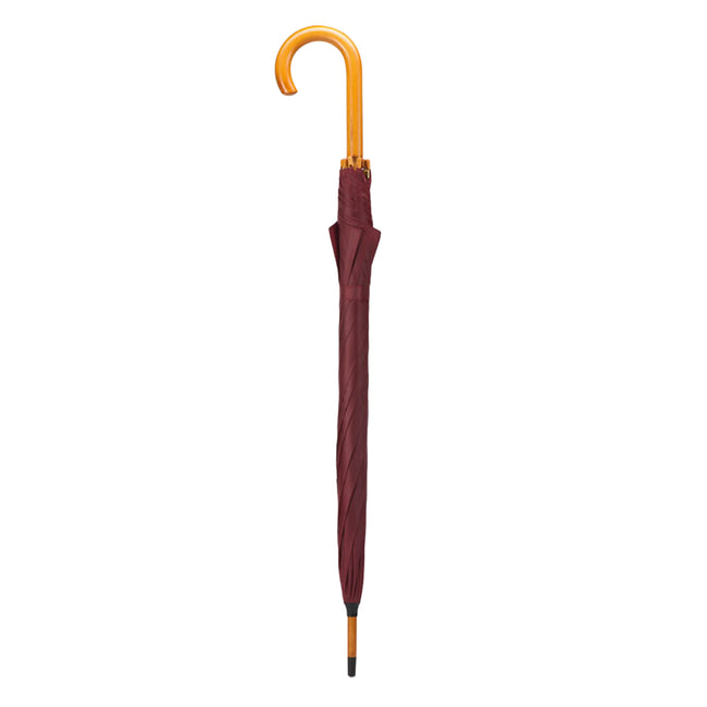 Burgundy - Back - MidOcean Cumuli Stick Umbrella
