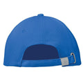 White-Blue - Back - MidOcean Buffalo 6 Panel Baseball Cap