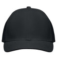 Black - Front - MidOcean Buffalo 6 Panel Baseball Cap
