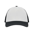 White-Black - Front - MidOcean Bubble Trucker Cap