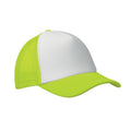 White-Neon Yellow - Side - MidOcean Bubble Trucker Cap