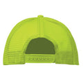 White-Neon Yellow - Back - MidOcean Bubble Trucker Cap