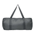 Stone Grey - Back - MidOcean Duff RPET 190T 20L Duffle Bag