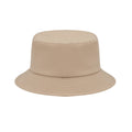 Khaki Brown - Back - MidOcean Monti Brushed Cotton Sun Hat