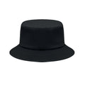 Black - Back - MidOcean Monti Brushed Cotton Sun Hat