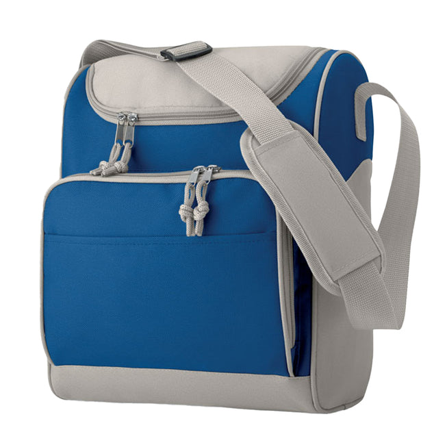 Royal Blue - Front - MidOcean Zipper 13L Pocket Cooler Bag