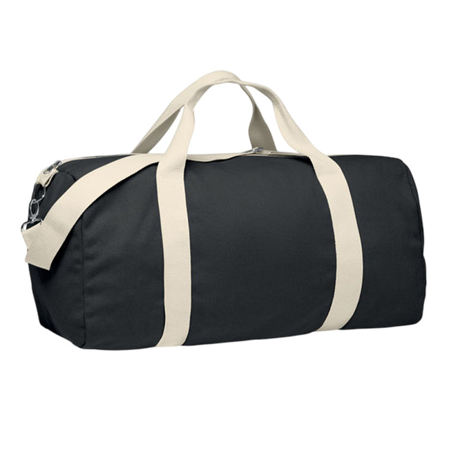 Black - Back - MidOcean Maldi Recycled Duffle Bag