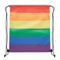 Multicoloured - Back - MidOcean Bow RPET Drawstring Bag