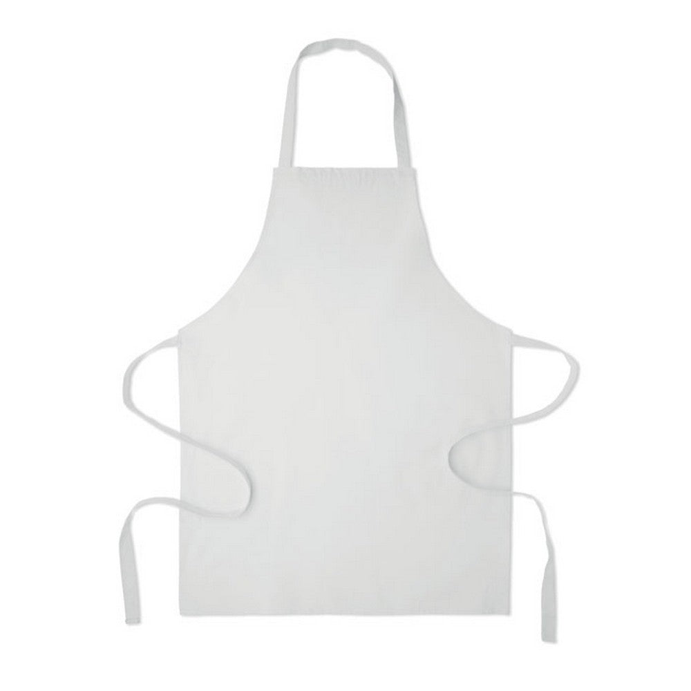 White - Front - MidOcean Sous Recycled Cotton Apron