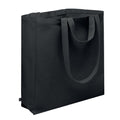 Black - Back - MidOcean GAVE Recycled Cotton Shopper Bag
