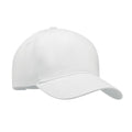 White - Front - MidOcean Singa 5 Panel Baseball Cap