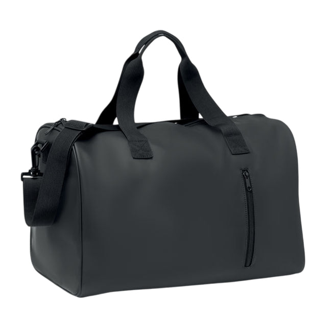 Black - Back - MidOcean Camp PU Duffle Bag