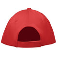 Red - Back - MidOcean Sunny 5 Panel Baseball Cap