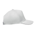 White - Side - MidOcean Sunny 5 Panel Baseball Cap