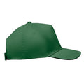 Dark Green - Side - MidOcean Sunny 5 Panel Baseball Cap