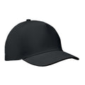 Black - Front - MidOcean Sunny 5 Panel Baseball Cap