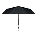 Black - Front - MidOcean Tralee RPET Folding Umbrella