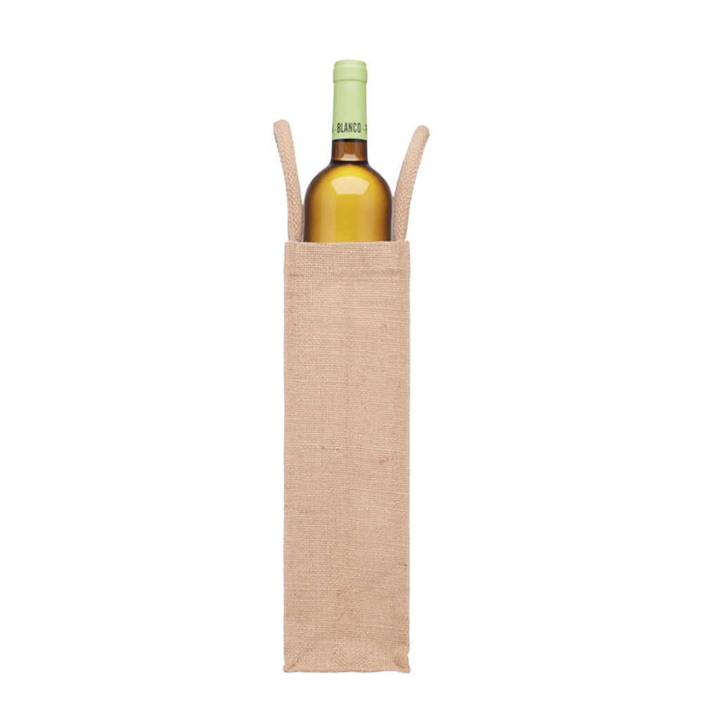 Beige - Pack Shot - MidOcean Campo Di Vino Jute Wine Bag