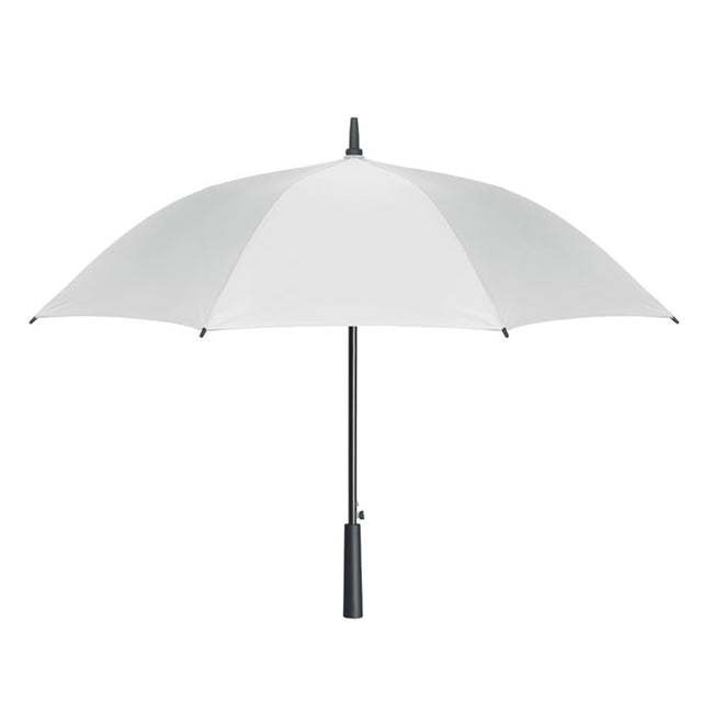 White - Back - MidOcean Seatle Windproof Stick Umbrella